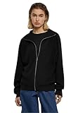 Urban Classics Ladies Knitted Zip Cardigan Maglione, Black, XXL Donna