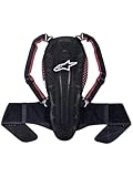 Alpinestars 1632028 Nucleon KR-2 Schiena, L, Nero/Rosso