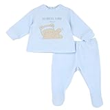 Chicco Coprifasce e Ghettina In Ciniglia Neonato 0-24 mesi, Azzurro (2), 3 mesi, Designed in Italy