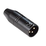 XLR a 3.5mm per Rode, Ancable confezione da 1 Adattatore da 3,5 mm stereo TRS mini jack femmina a 3 pin XLR maschio, Convertitore audio per videocamere, registratori, mixer