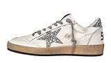 Golden Goose Scarpe Sneakers Donna Ball Star Vintage Stella Glitter 11325 Bianco (40)