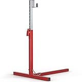 VOUNOT Sollevamento Tagliaerba Regolabile in Altezza da 43 a 61 cm, Rosso