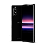 Sony Xperia 5 smartphone, display 21:9 da 6.1" FHD+ HDR OLED, fotocamera con tre obiettivi e con Eye AF, 6GB di RAM, 128GB di memoria, Nero