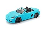 Burago-Porsche 718 in Colore Blu in Scala 1:24 (18-21087B)