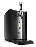 Philips PerfectDraft - Sistema domestico di erogazione della birra con display LCD, fusto da 6L, 70W, 30 giorni di birra a 3 °C (HD3720/25)