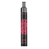 Eleaf IORE Vino Sigaretta Elettronica Usa e Getta Ricaricabile (5 Refill) per Svapo di Guancia - Pod Mod con Batteria Integrata 650 mAh, Serbatoio 2ml Senza Liquido e Tiro Regolabile (RED)