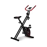 Ultrasport F-Bike/F-Rider Basics, trainer per bicicletta, cyclette pieghevole, display LCD, opt. Sensori polso mano, livelli resistenza regolabili, ideali per atleti e anziani