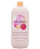 Inebrya Ice Cream Keratin Restructuring Shampoo Ristrutturante,1000 ml