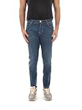 JACOB COHEN Jeans Scott Cropped Carrot Slim da Uomo Blu Medio - 50