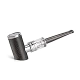 Kamry K1000 Plus Classic E-Pipe Kit, Sigaretta elettronica, 1000mah 30W Vapore grande, Flusso d aria regolabile, Niente E-liquido, niente nicotina (Holz Schwarz)