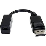 StarTech.com Cavo Adattatore da DisplayPort a Mini DisplayPort da 15 cm, Video UHD 4K x 2K, Cavo Convertitore da DP Maschio a Mini DP Femmina, Cavo di Prolunga Monitor da DP a mDP 1.2 (DP2MDPMF6IN)