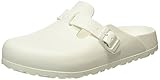 Birkenstock Boston Eva, Zoccoli Donna, Bianco (Blanc), 39 EU