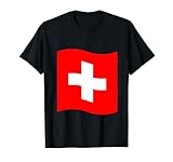 Sventolando la bandiera della Svizzera Maglietta