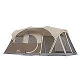 Coleman 2000027945, Tenda 17X9 WEATHERMASTR 6 SCHERMATA C001 Unisex, Marrone, 6 Persone