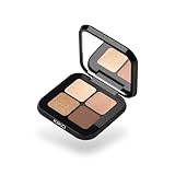 KIKO Milano Bright Quartet Eyeshadow Palette 01 | Palette Con 4 Ombretti Cotti Per Uso Asciutto E Bagnato