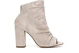 CAFèNOIR Tronchetti Spuntati in Pelle Scamosciata Beige 37