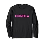 Maglietta con scritto "MONELLA" Maglia a Manica