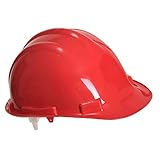 Portwest PW50RER Elmetto Edurance Safety, Rosso, 55-62