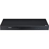 LG UBK80 Lettore Blu-Ray 4K Ultra HD HDR 3D, Lettore DVD e CD, Dolby Vision, Upscaling 4K, HDMI, USB, Ethernet - Riproduzione Blu Ray / DVD / CD, Nero