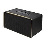 JBL Authentics 500, Smart Home Speaker, Altoparlante Bluetooth dal Design Retrò Anni  70 con Griglia Quadrex, Dolby Atmos, Wi-Fi Integrato, Assistente Vocale, AirPlay, JBL One App, Nero