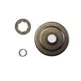 EEQANAO Pignone Tamburo Frizione .325 7T Adatto for Motosega Oleo-Mac 930 937 938 941 942 944 945 946 947 950 951 952 GS520