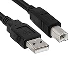 ZOREI Cavo Stampante USB, Cavo USB-A e USB-B, Maschio Maschio, Lunga 1,5 Metri 3 Metri 5 Metri (1.5M)