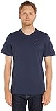 Tommy Jeans T-shirt Uomo Maniche Corte TJM Original Slim Fit, Blu (Black Iris), XXL