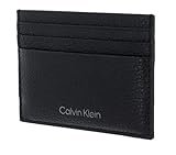 Calvin Klein Portafoglio Uomo Warmth Cardholder 6 CC Piccolo, Nero (Ck Black), Taglia Unica