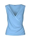 Sandro FERRONE Top/Blusa Donna S7XBDMANOLITO Sintetico Blu - Large