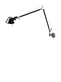 Artemide Tolomeo Lampada Micro Parete, Nero, A010930+A025150