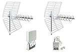 Fracarro Kit 11 Evo LTE 2 antenne ELIKA (2 UHF) + MAP3r3UU + MINIPOWER