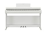 Yamaha ARIUS YDP-145 Digital Piano - Pianoforte Digitale da Casa per Dilettanti, Design Classico ed Elegante, Suonabilità Autentica del Pianoforte Acustico, Bianco