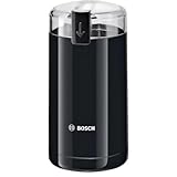 Bosch TSM6A013B, Macina caffè, Lama in acciaio inossidabile, Massima sicurezza, capacità fino 75 g chicchi, Potenza 180W, Nero