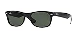 Ray-Ban 2132, Occhiali da sole Uomo, Nero (Black), 58