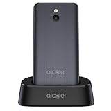 Alcatel 3082X - Telefono Cellulare 4G, Display 2.4" a Colori, Tasti Grandi, Basetta di Ricarica, Bluetooth, Fotocamera, Dark Gray [Italia]