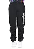 AUSTRALIAN Pantalone Nero con Logo da Uomo XL