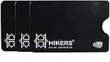 HIKERS Custodie Blocco RFID - ANTI FRODE - La Protezione di Carte di Credito/Debito e di Identità per Portafogli - Isolamento Chip Contactless RFID e Radio NFC (Protectores Tarjeta 3)