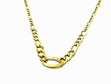 PEGASO GIOIELLI Collana Oro Giallo 18kt (750) Catenina Girocollo Collier Moda Classico Donna