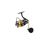 Abu Garcia Superior 4000SH - Mulinello da pesca, pesca predatore, luccio, pesce persico, luccioperca, trota, unisex, nero/oro