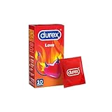 Durex Love Preservativi Comfort Facili da Indossare, 10 Profilattici