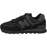 New Balance NB 574, Sneakers Uomo, Nero Triple Black Ete, 44 EU