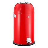 Wesco Kickmaster Pattumiera, Rosso, 33 L