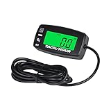 Yooreal HM032R Contaore Contagiri Digitale Retroilluminato, Impermeabile per Fuoribordo Dirt Bike Motoslitta Generatore Scooter Trattorino Comprimi Soffiatore per Foglie Motosega Spazzaneve