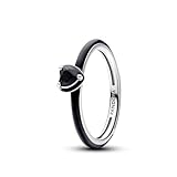 Pandora ME 193088C01-52 anello con cuore nero