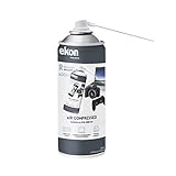 Ekon spray ad aria, spray a gas, gas compresso, 400ml, per tastiere, mouse, laptop, fotocamere, videocamere, MacBook, TV, smart TV, smartphone, tablet