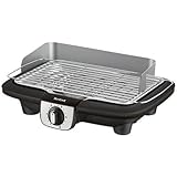 Tefal BG90A810 Easy Grill Grigliatutto, 2300 W, Termostato Regolabile, Vassoio di Raccolta Acqua, Riduzione Odori, acciaio-nero