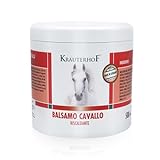 Kräuterhof Balsamo per cavalli riscaldante, extra forte, gel massaggiante - Rimedio naturale per il sollievo muscolare (1x500ML)