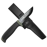 OK4 Coltello da boscaglia I Hultafors I Robusto coltello da outdoor con supporto per cintura I In acciaio giapponese inossidabile con impugnatura antiscivolo I 380270