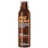 PIZ BUIN, Tan & Protect, Spray Abbronzante con Protezione SPF 15, 150 ml