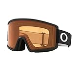 Oakley Target Line L OO7120 Black w/Persimmon Ski Goggles For Men For Women + BUNDLE with Designer iWear Eyewear Kit